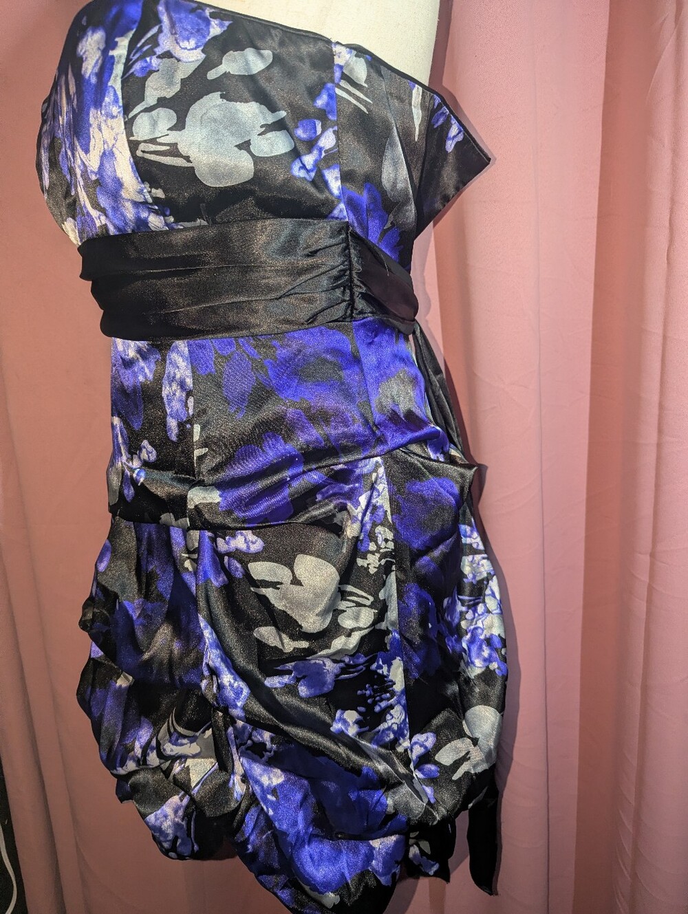 DB STUDIO Floral Strapless Mini Dress 16 - Picture 2 of 12